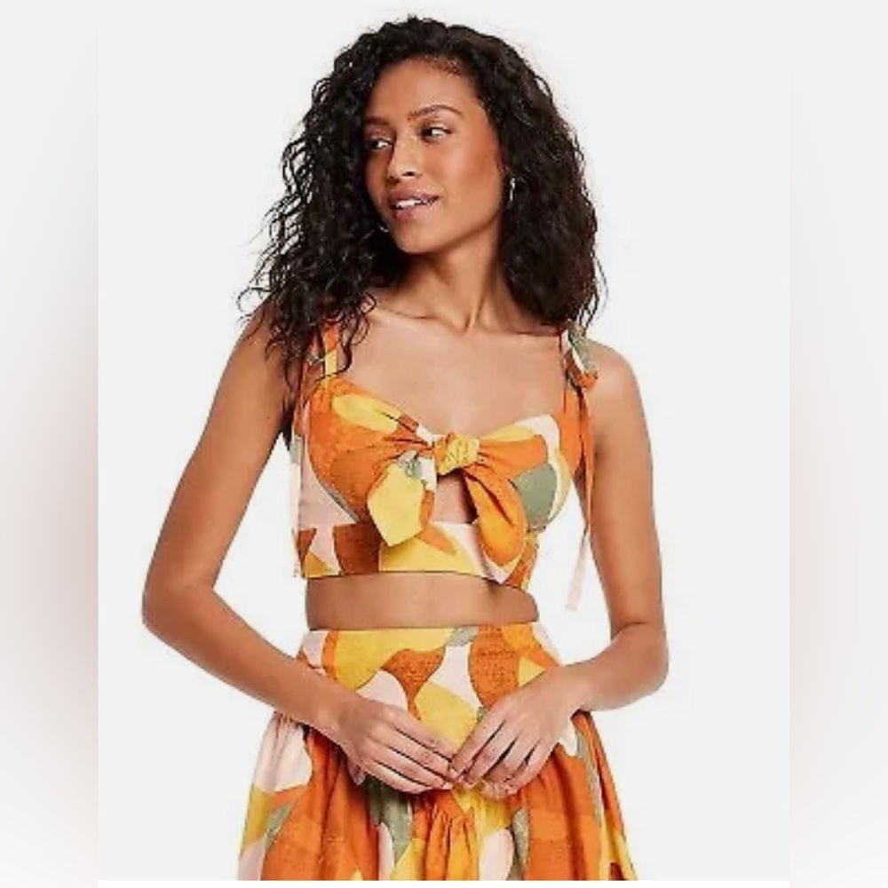 Fe Noel x Target Knotted Crop Tank Top